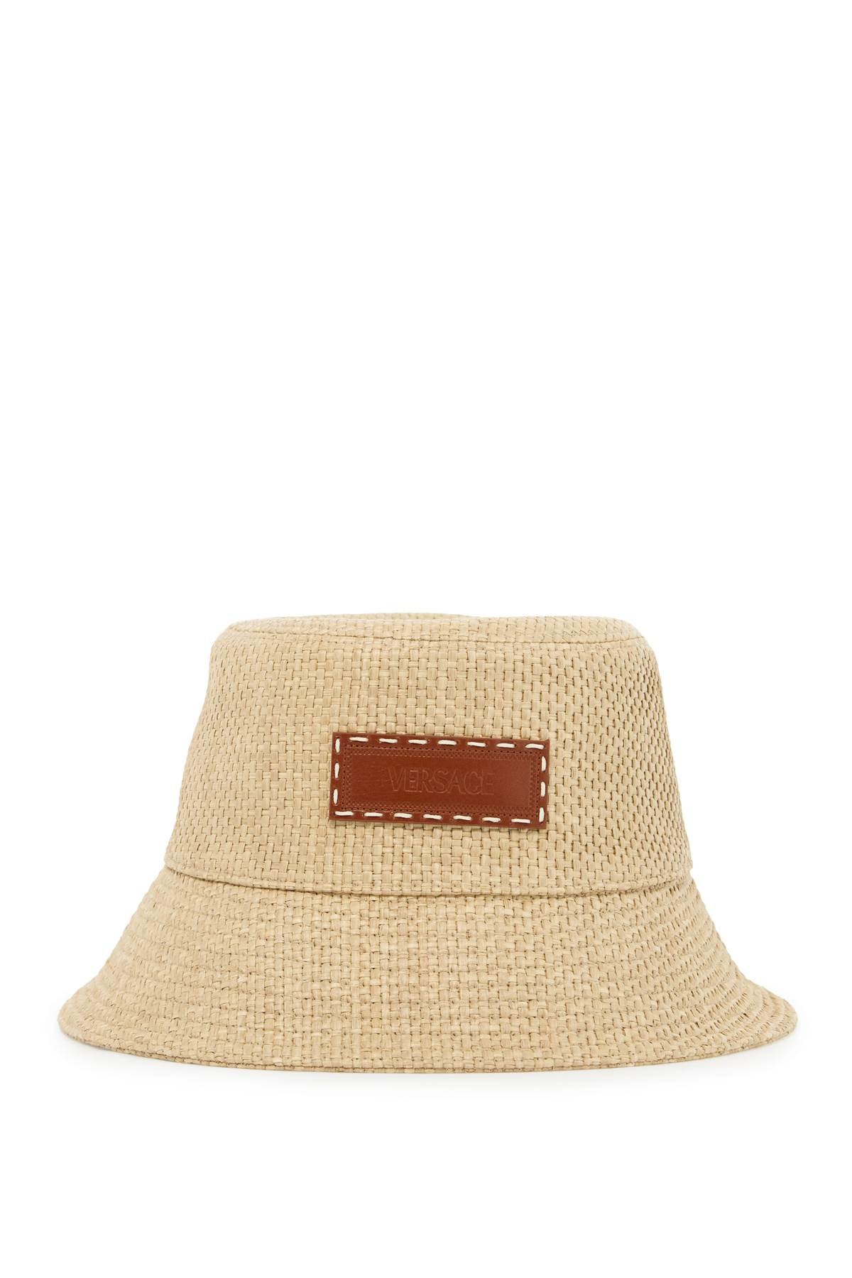 raffia bucket hat for