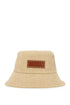 raffia bucket hat for