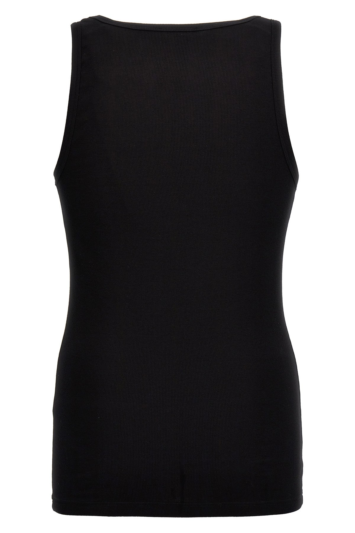 tank top in stretch ribbed cotton