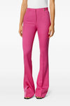 informal stretch wool pants