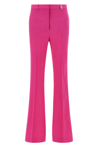 informal stretch wool pants