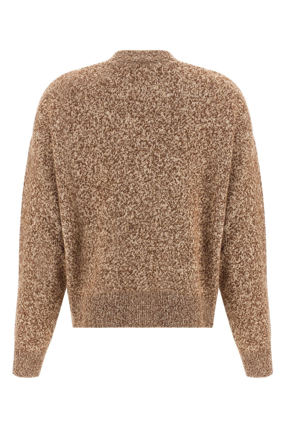 VERSACE 38 mouliné wool and cashmere blend cardigan