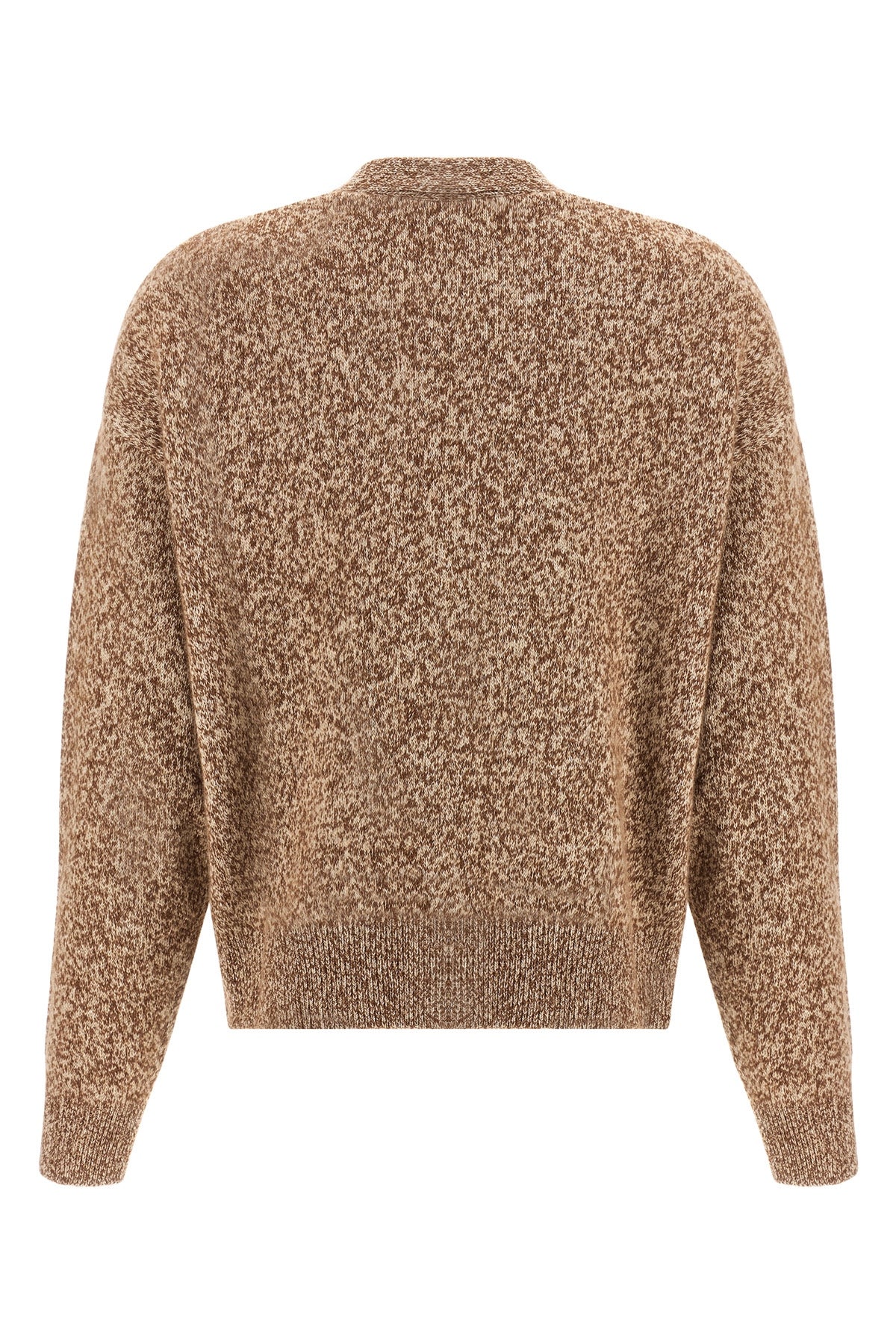 mouliné wool and cashmere blend cardigan