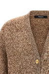 mouliné wool and cashmere blend cardigan