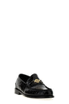 coconut-print leather loafers