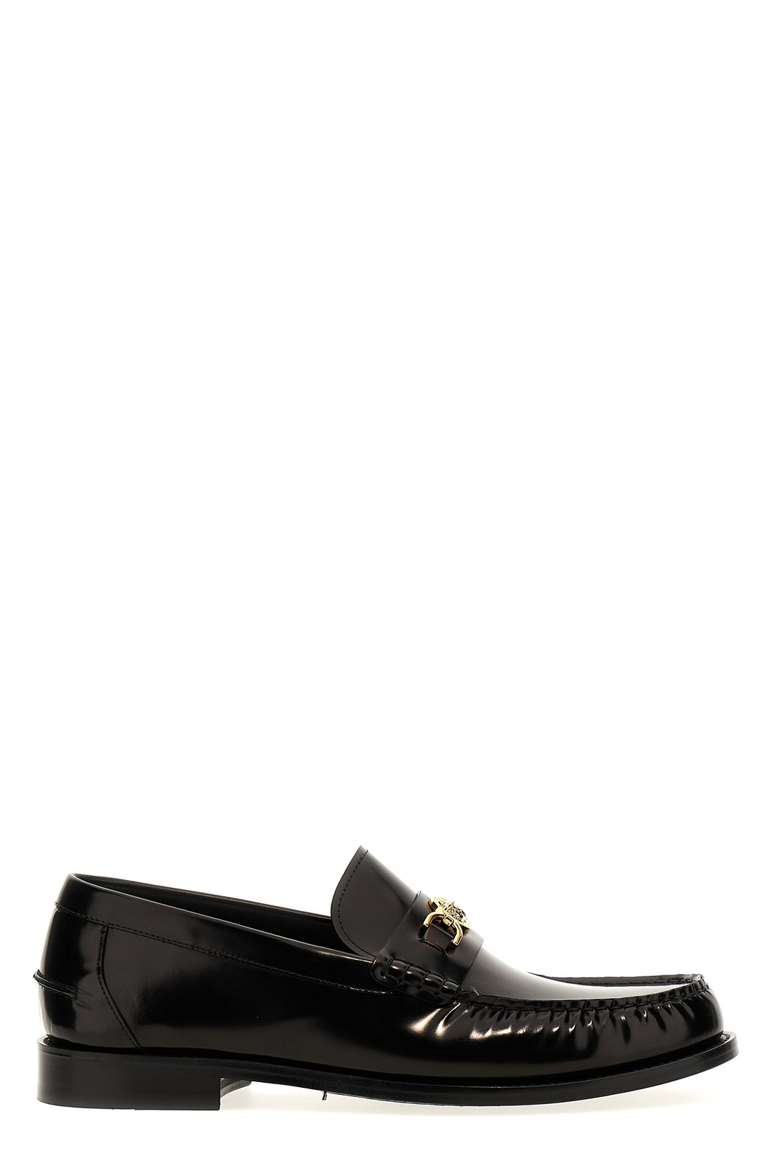VERSACE 40 leather loafers