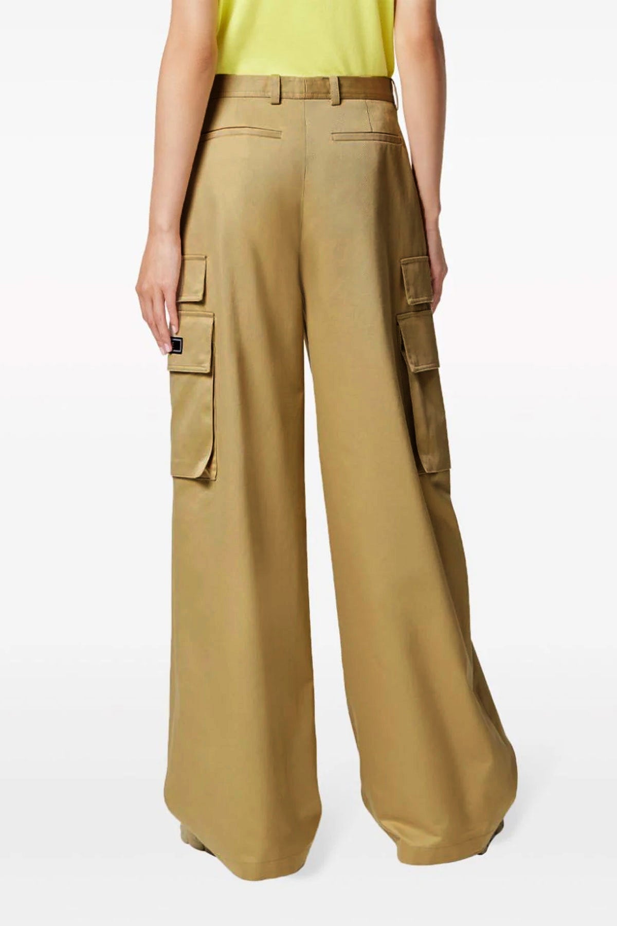 cotton gabardine cargo pants