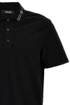 medusa embroidery cotton piqué polo shirt