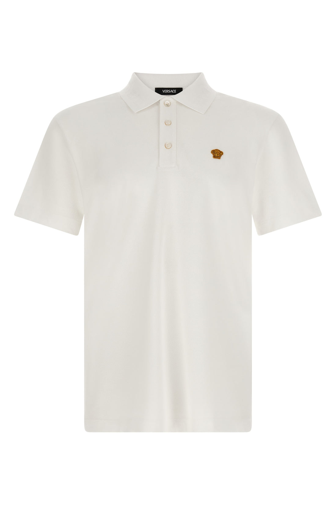 VERSACE M cotton piqué polo shirt