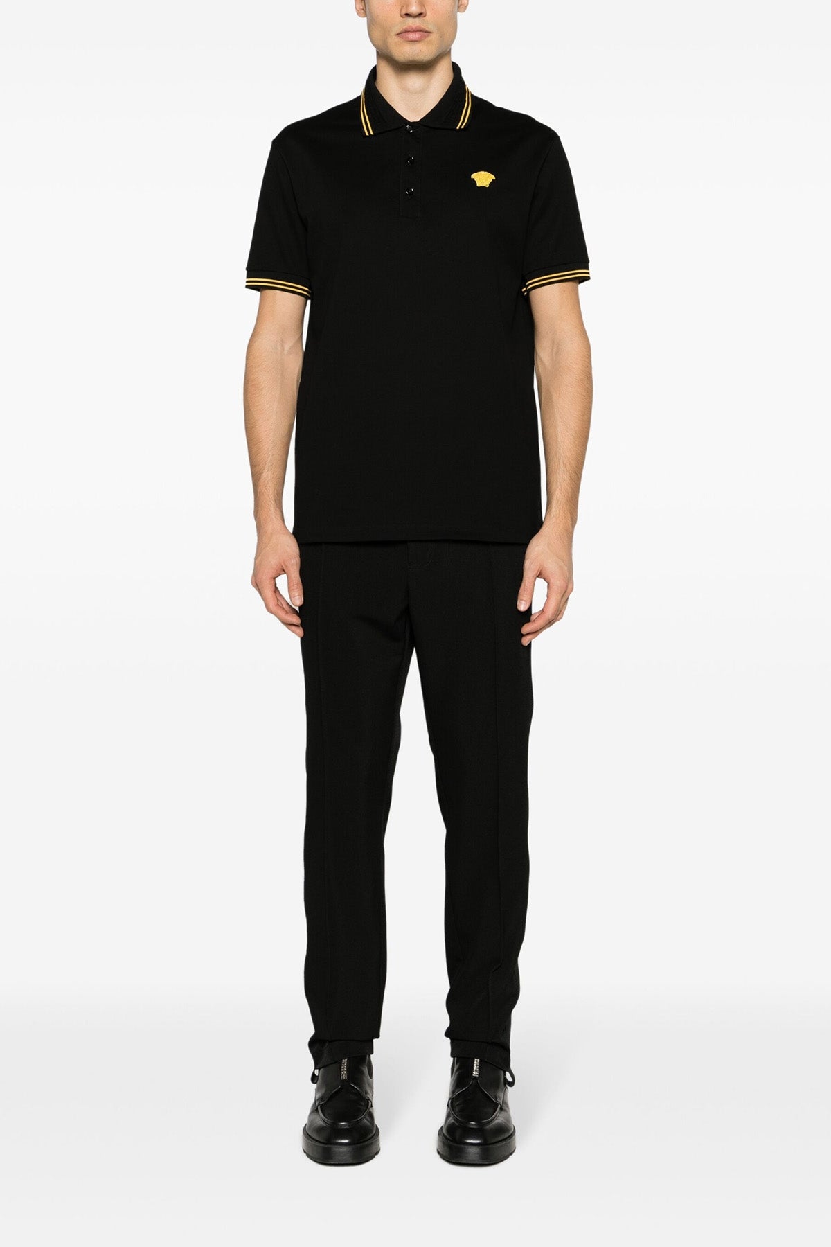 cotton piqué polo shirt