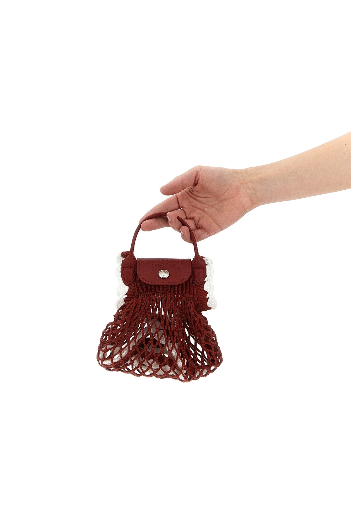 xs le pliage filet cotton mesh crossbody bag
