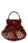 xs le pliage filet cotton mesh crossbody bag