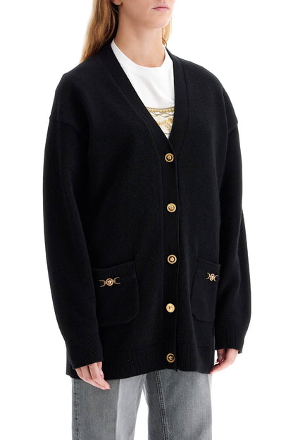 boxy wool and cashmere cardigan