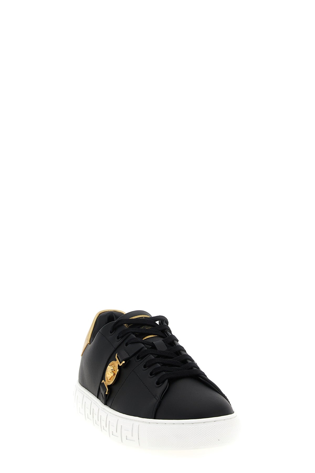 freebio(tm) rpa leather-effect fabric sneakers