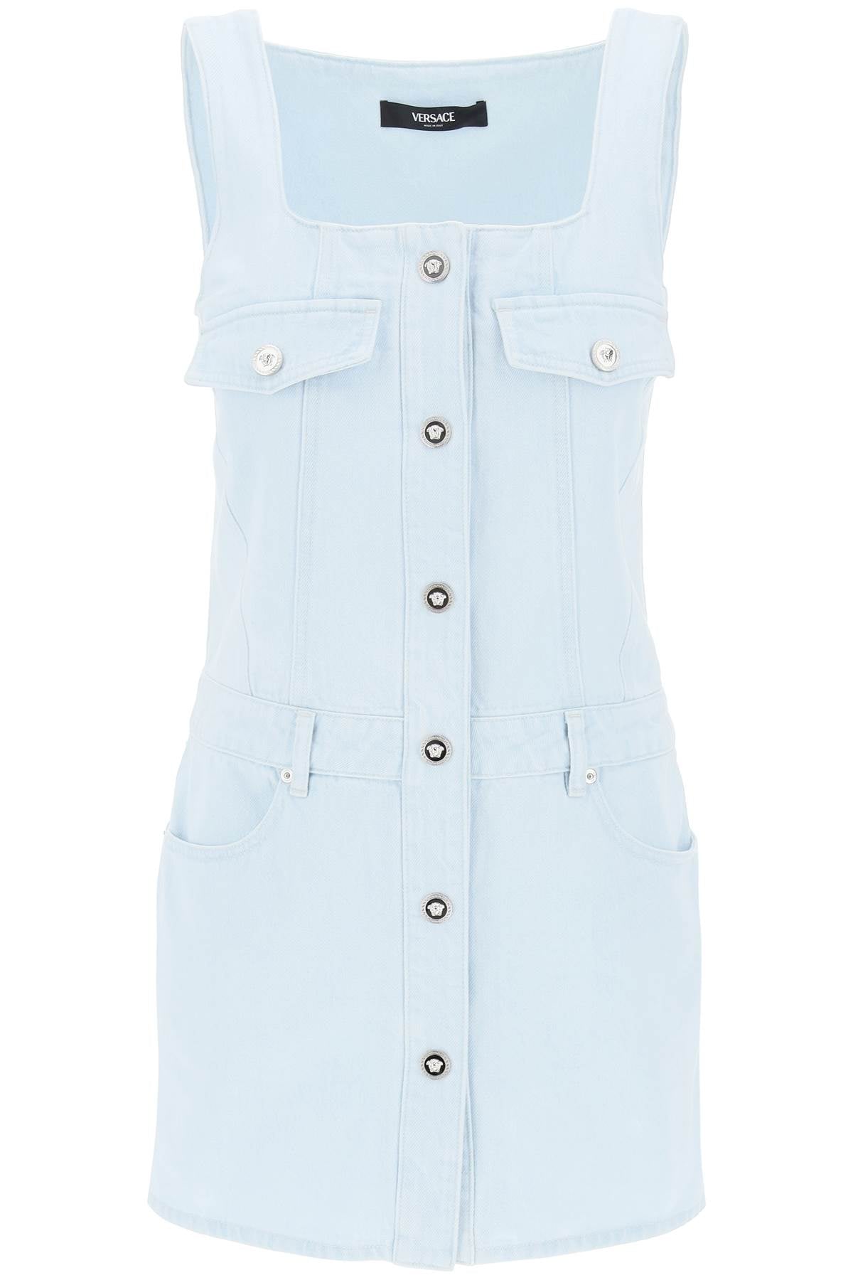 "medusa mini denim dress