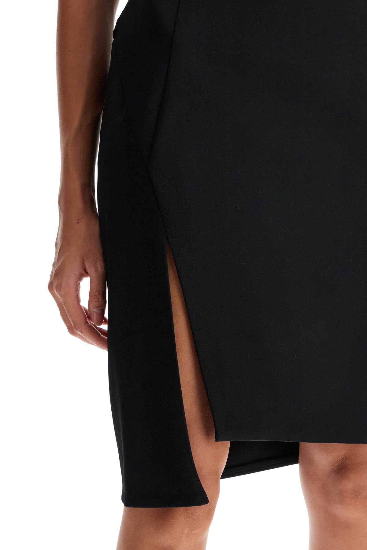 asymmetric midi skirt