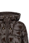 the eleodoro pinko padded down jacket redefines the codes of outerwear through