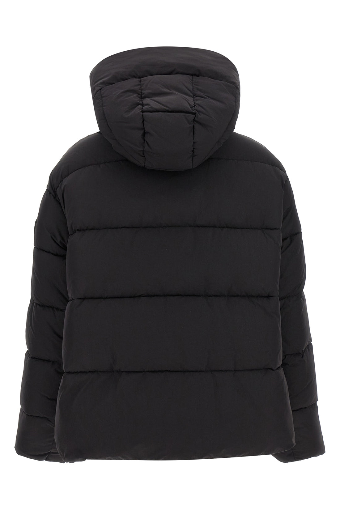 PINKO M the giza pinko down jacket redefines the volumes of outerwear through a contem