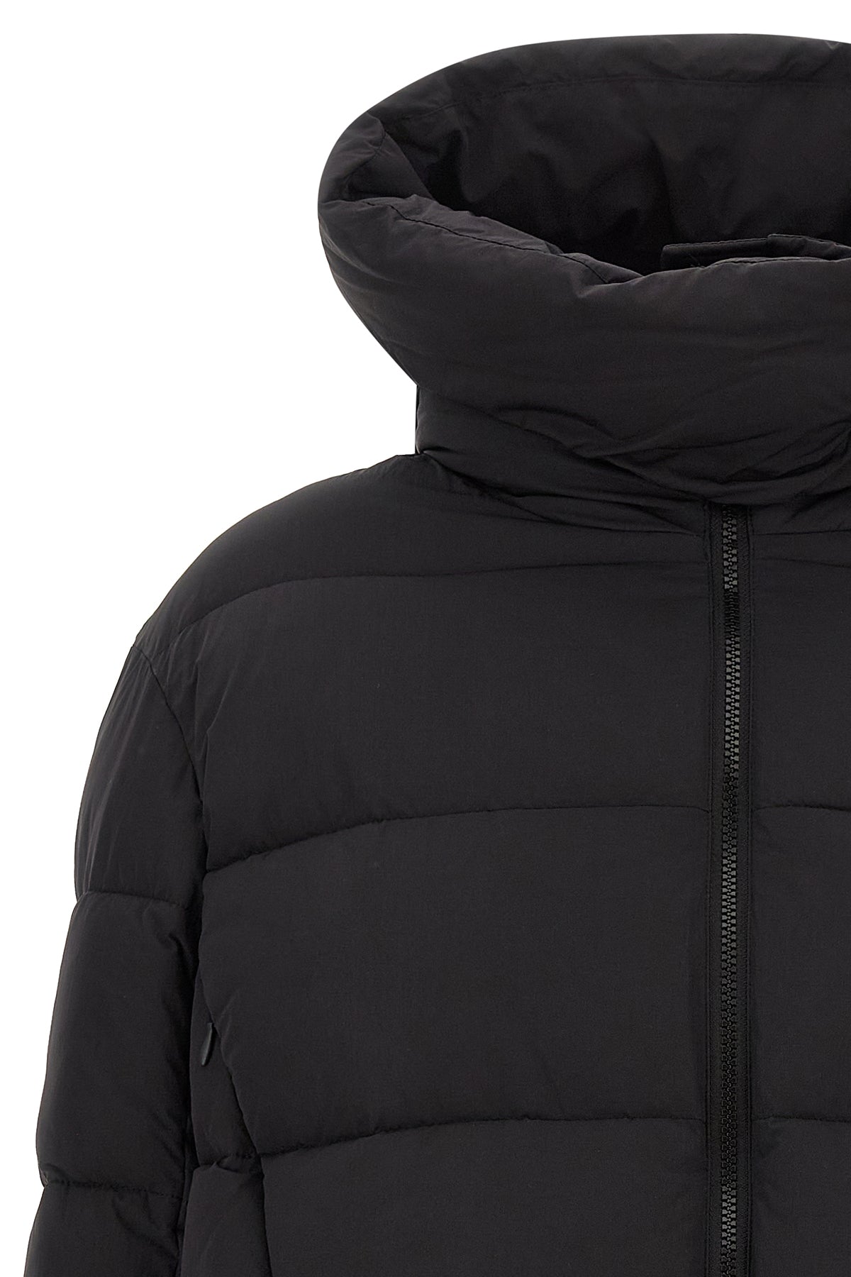 the giza pinko down jacket redefines the volumes of outerwear through a contem