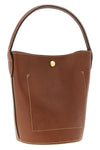 s épure bucket bag in fine-grain russian leather