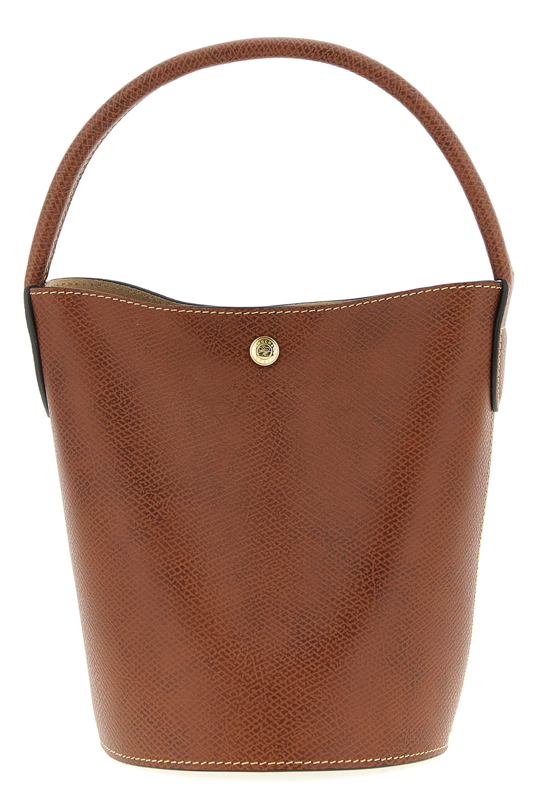 LONGCHAMP OS s épure bucket bag in fine-grain russian leather