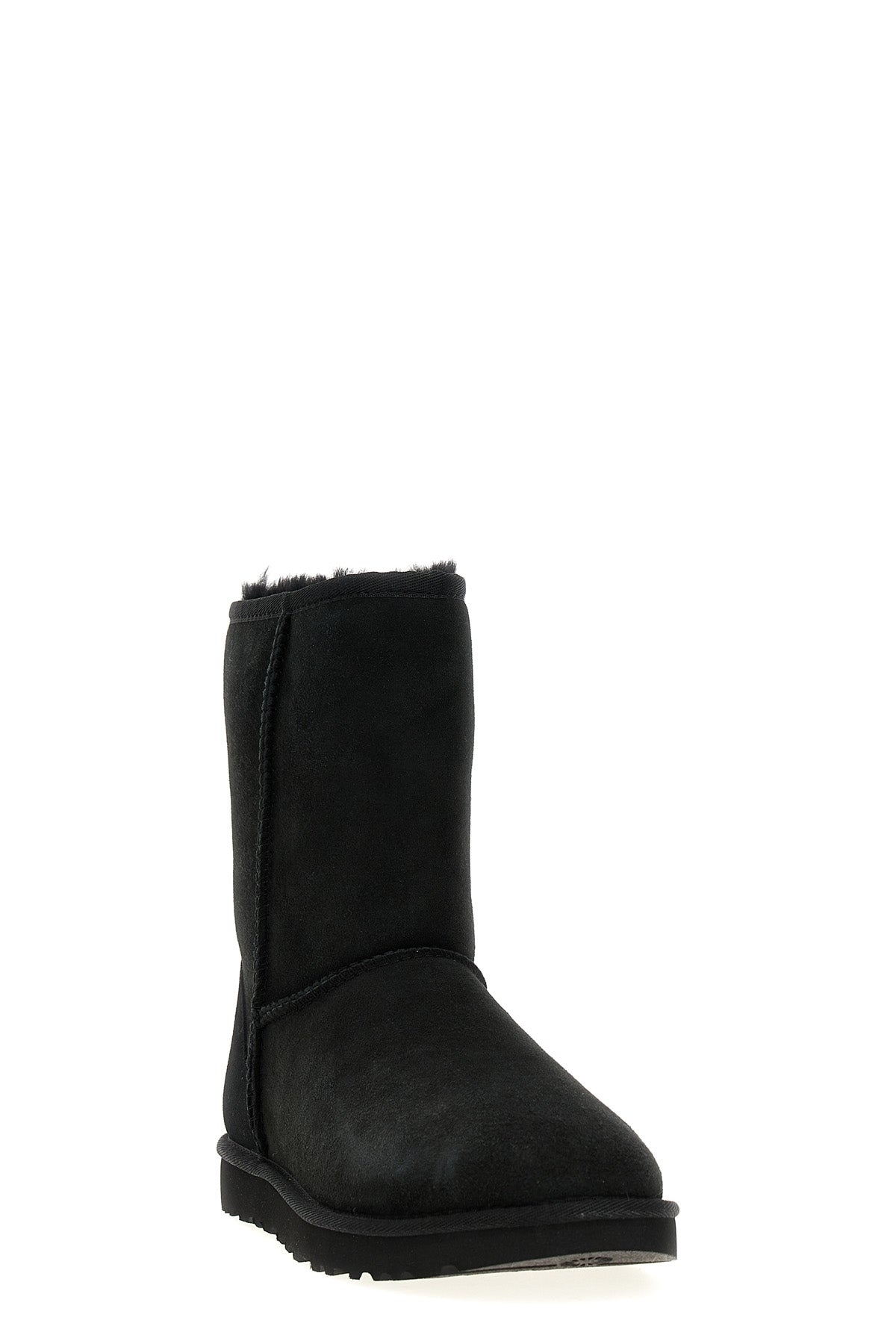 classic short ii boots in suede and reverse sheepskin