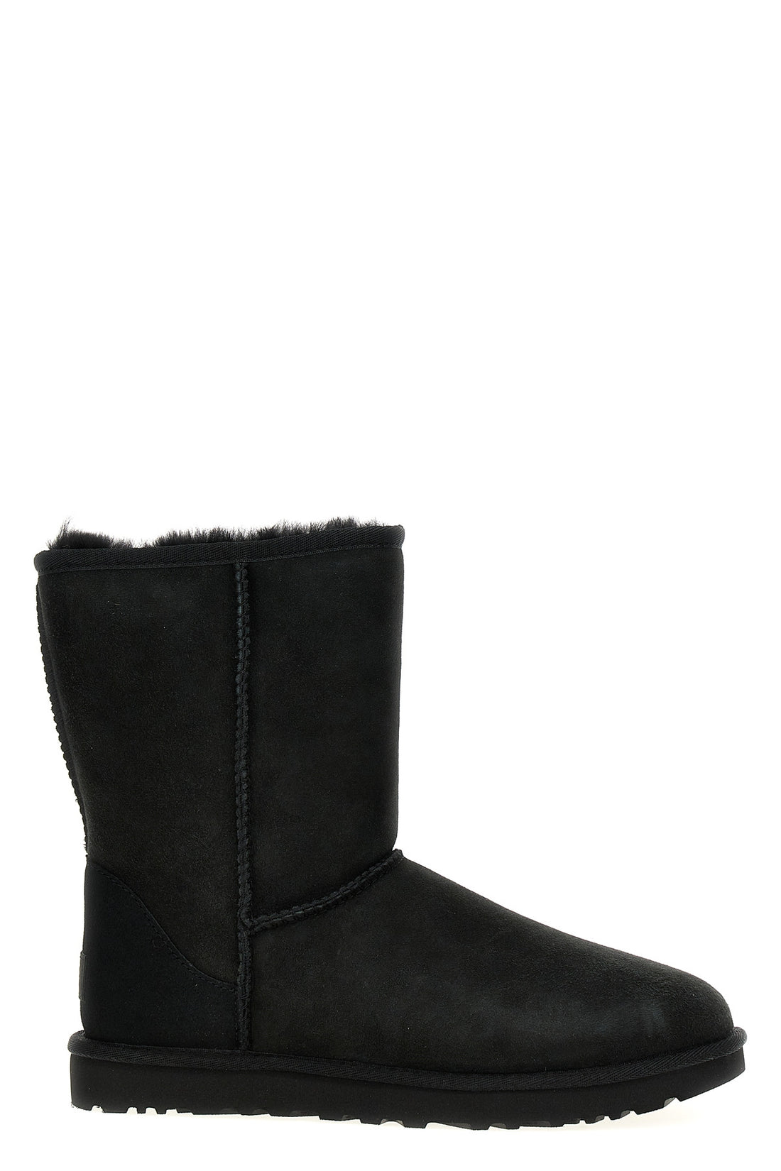 UGG 5 classic short ii boots in suede and reverse sheepskin