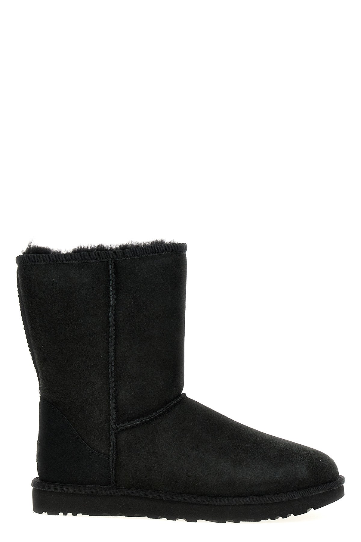 classic short ii boots in suede and reverse sheepskin