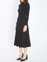 ALAIA 36 fluid jersey dress with heart detail