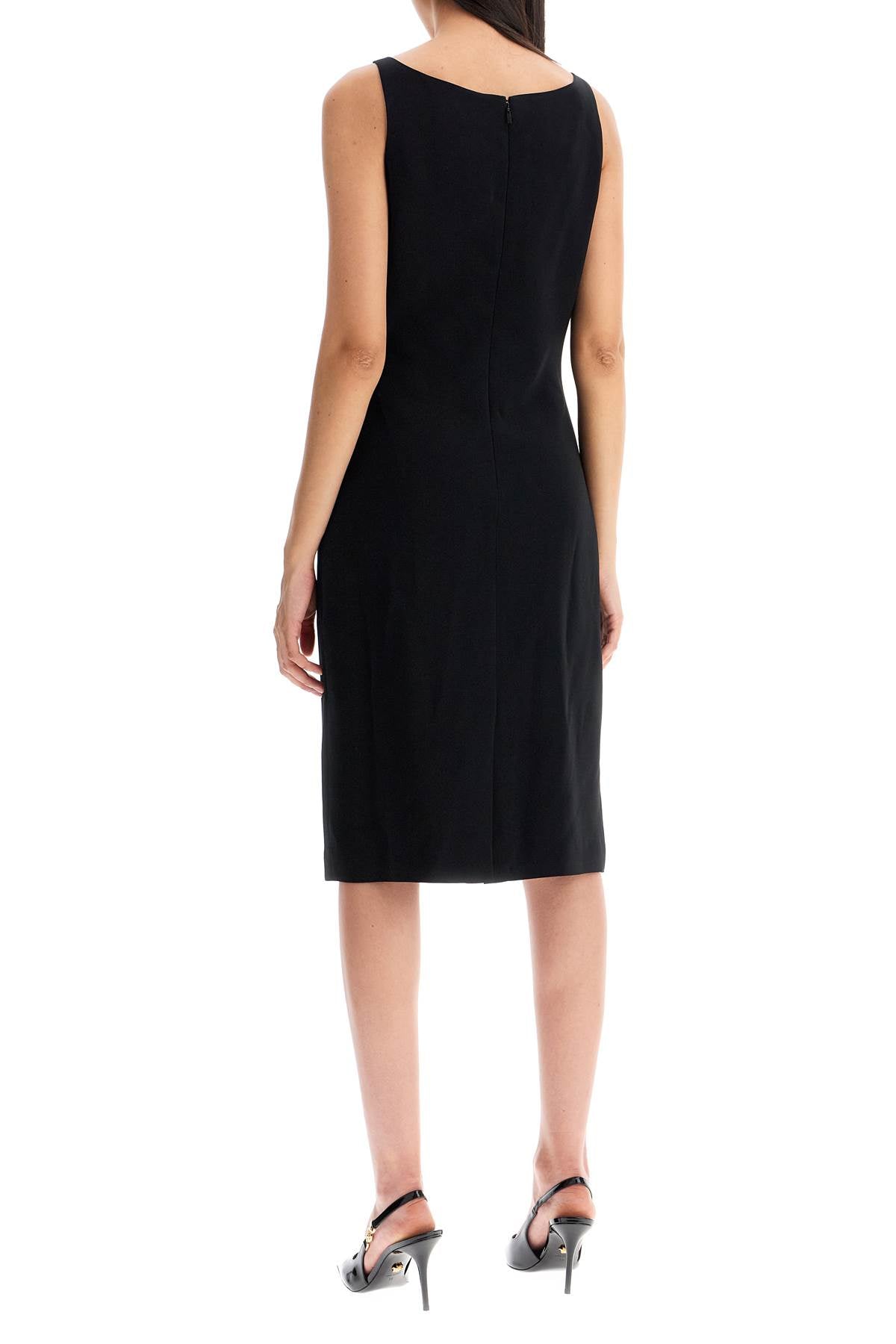 stretch cady sheath dress