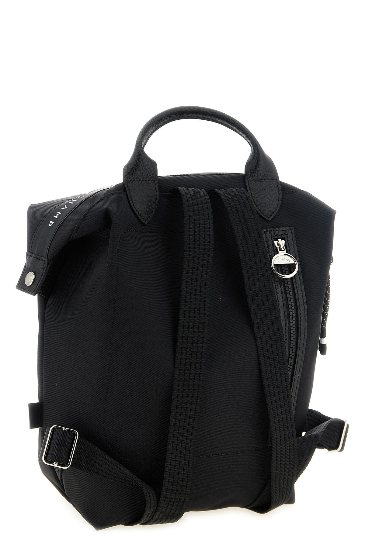 the longchamp l le pliage energy backpack features a modern reinterpretation o