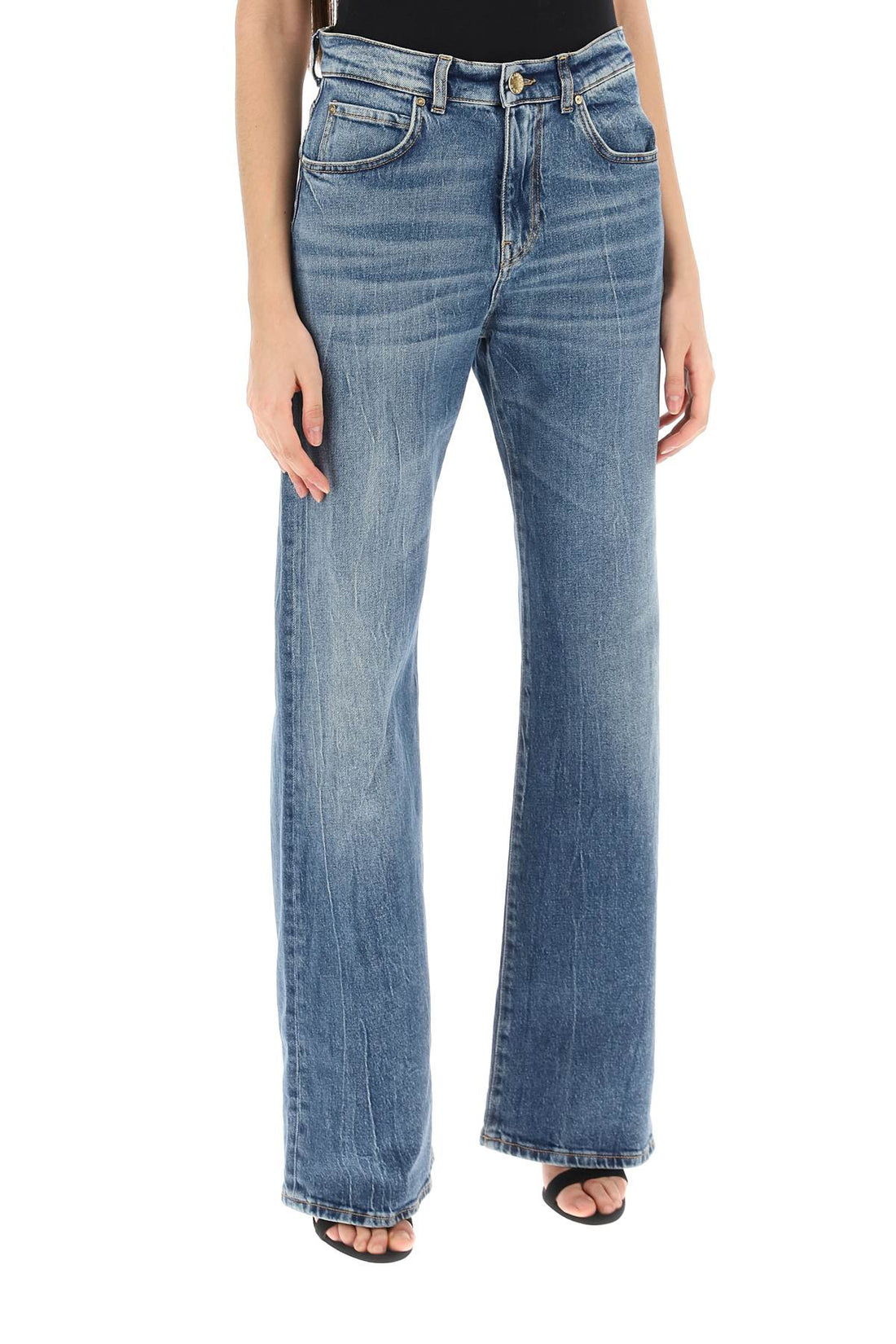 wanda loose jeans with wide leg