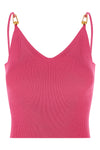 stretch ribbed knit crop top