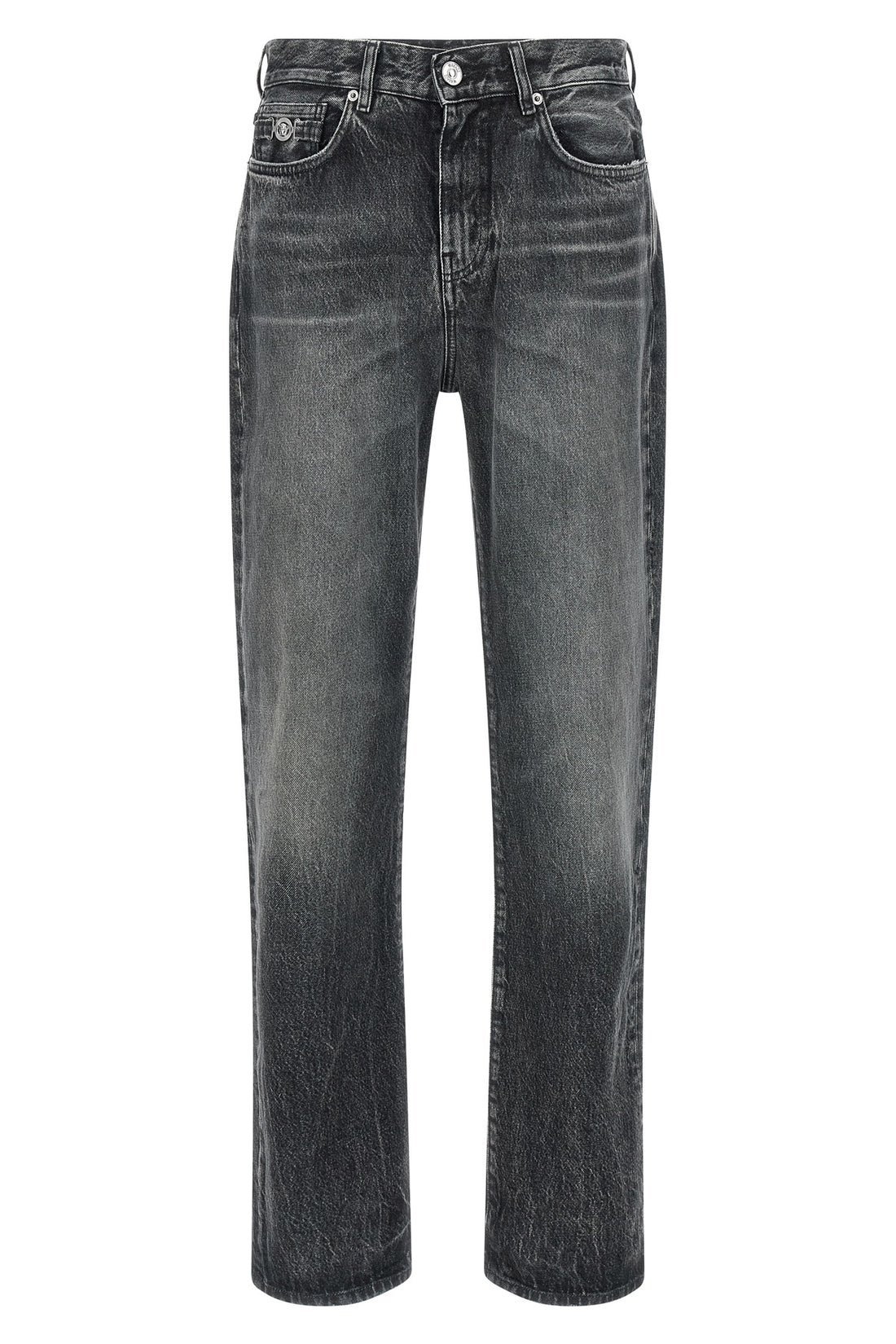 VERSACE 31 5-pocket stone wash cotton denim jeans