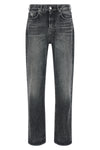 5-pocket stone wash cotton denim jeans
