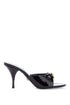 "opera bow patent leather mules