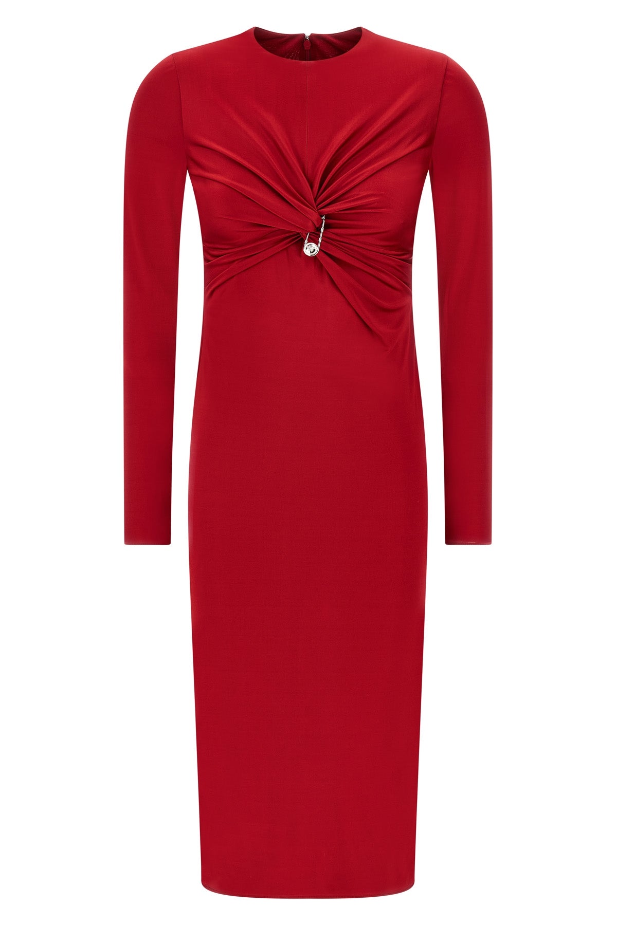 stretch viscose jersey midi dress