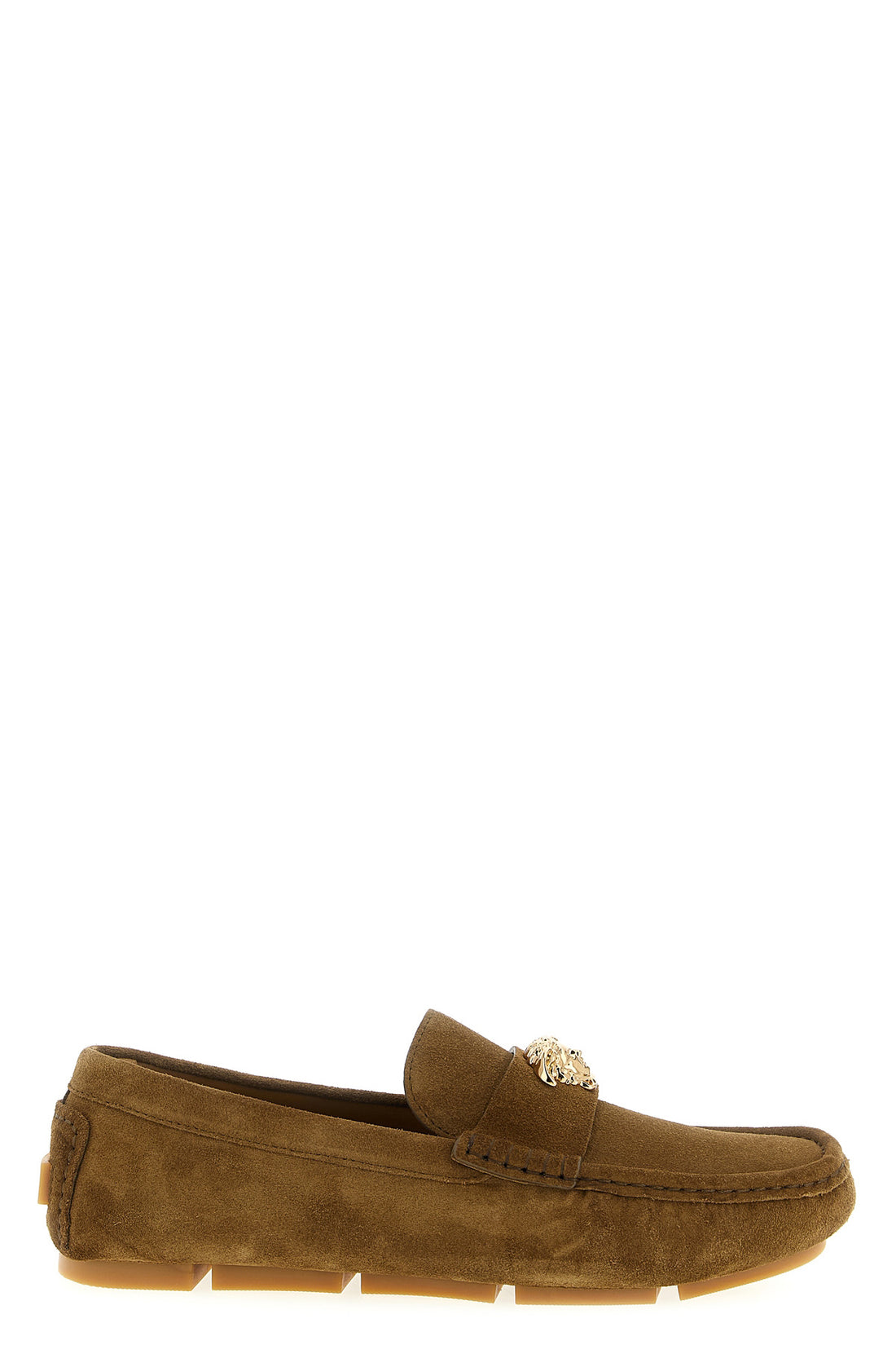 VERSACE 40 suede loafers