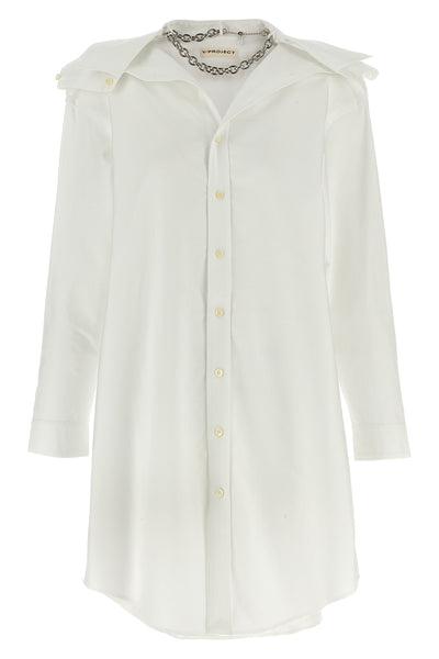 chemisier dress in cotton oxford