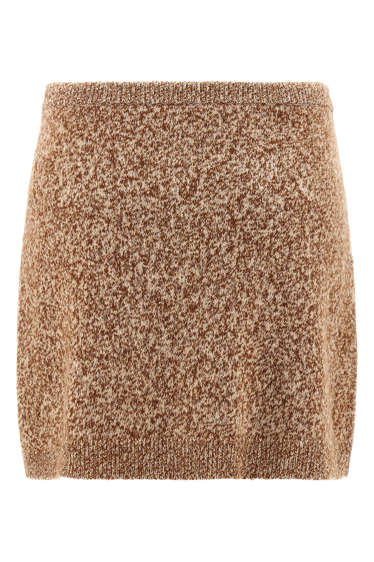 mouline mini skirt in cashmere blend knit