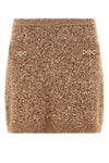 mouline mini skirt in cashmere blend knit