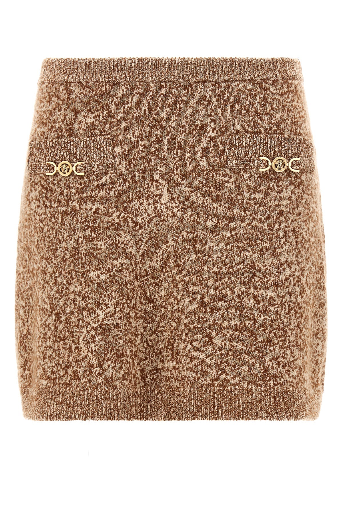 mouline mini skirt in cashmere blend knit