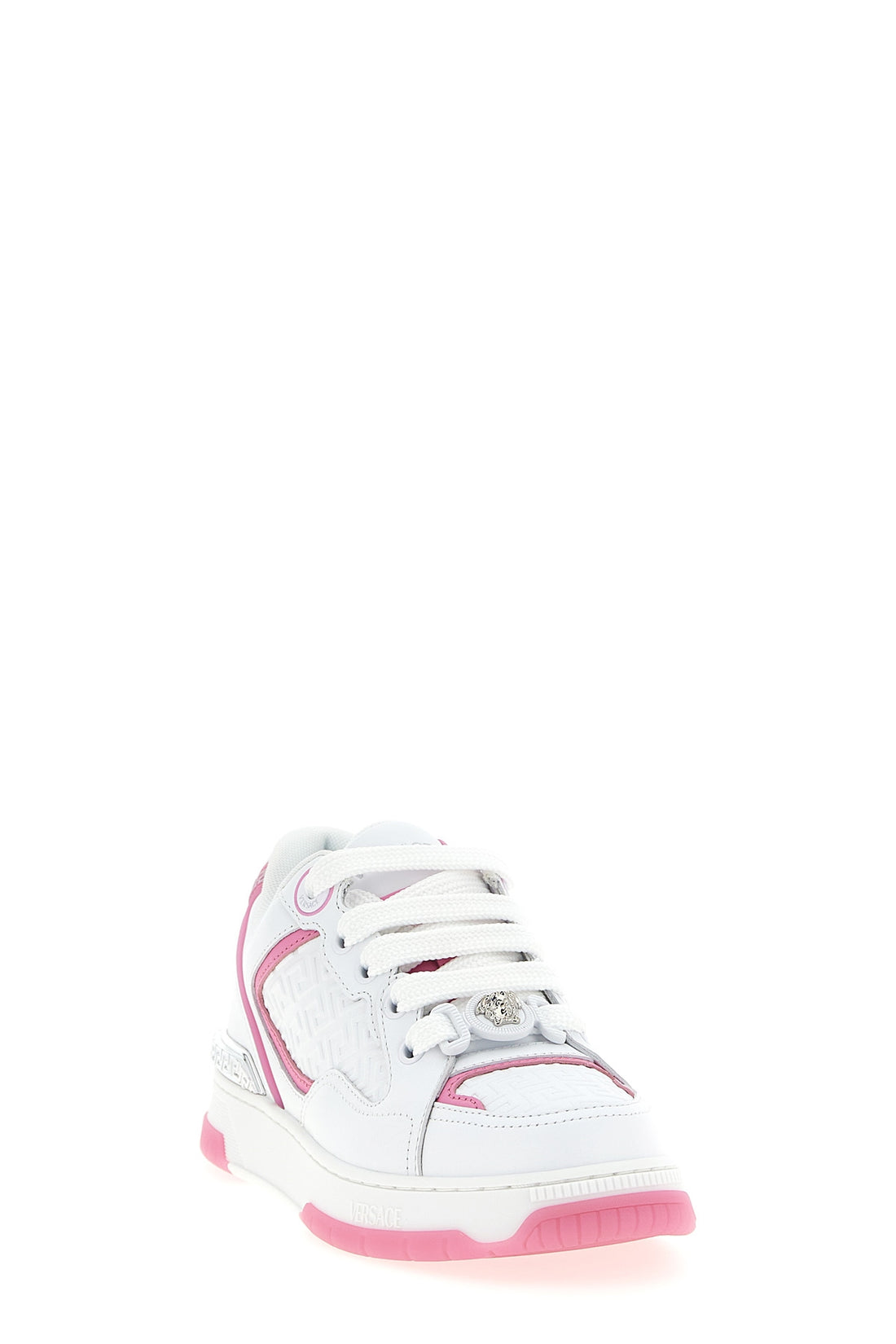 VERSACE 37 biggie basket leather sneakers