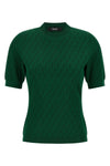 stretch viscose knit t-shirt