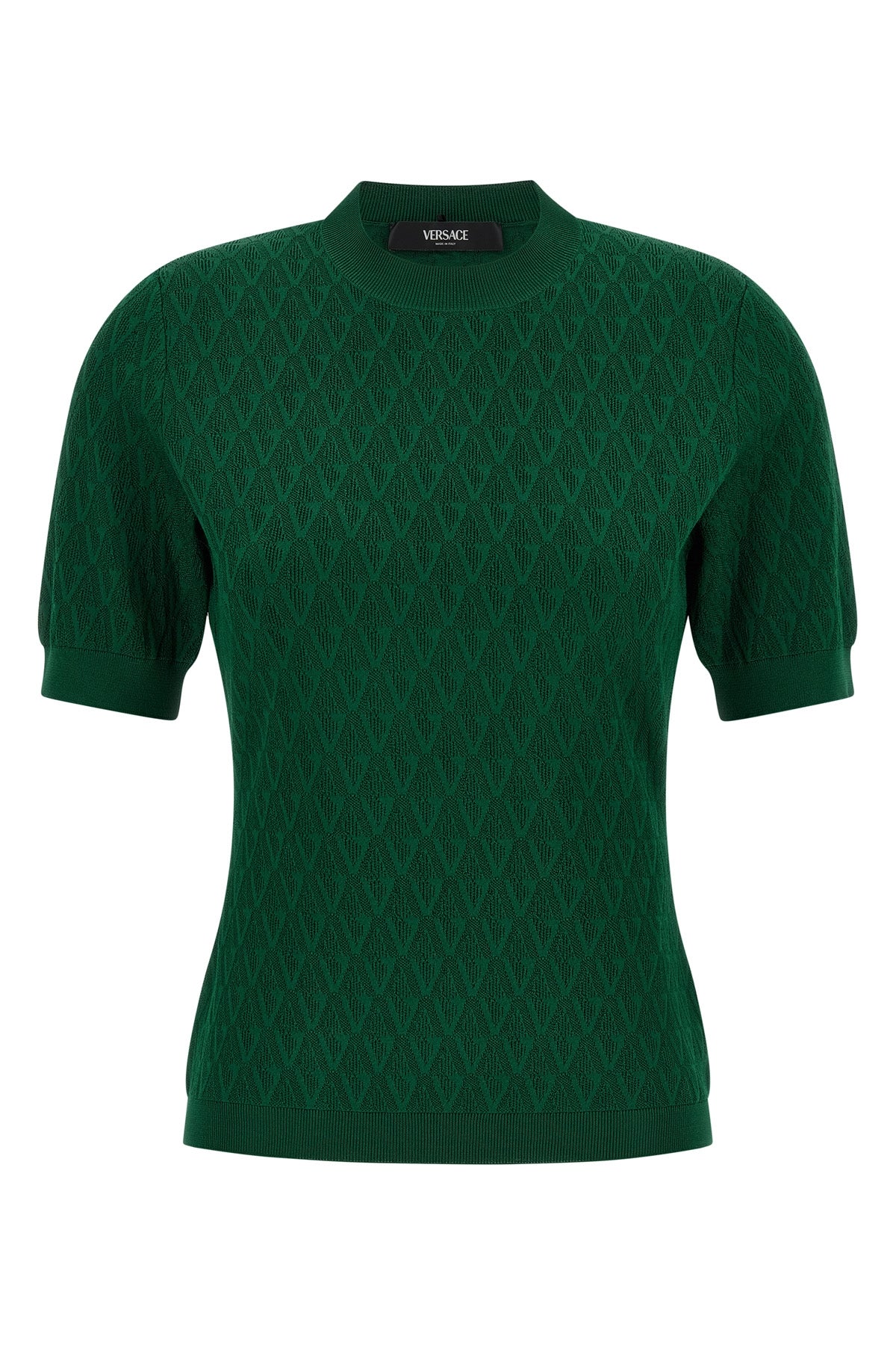 stretch viscose knit t-shirt