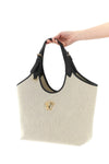 medium la medusa canvas shopping bag