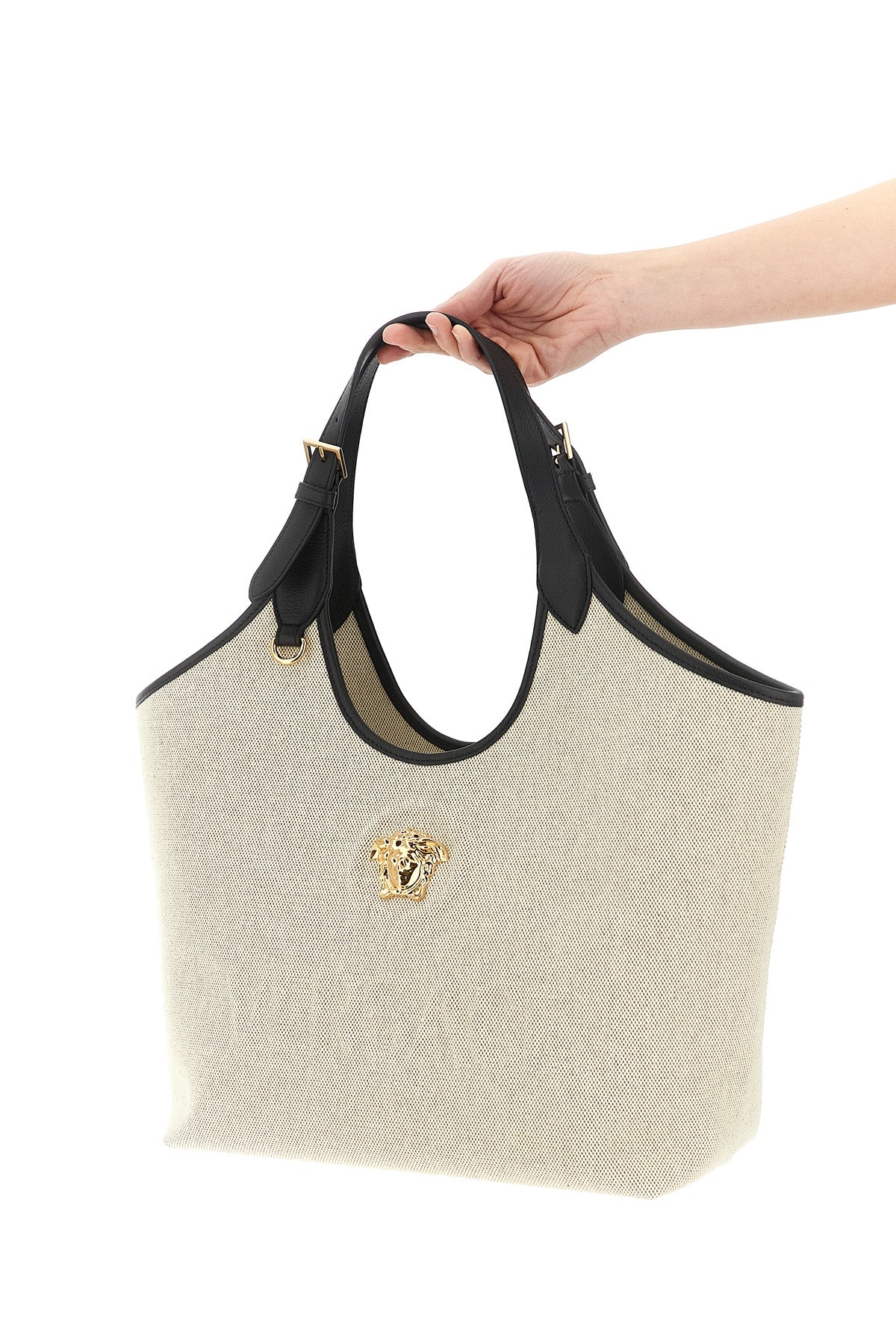 medium la medusa canvas shopping bag