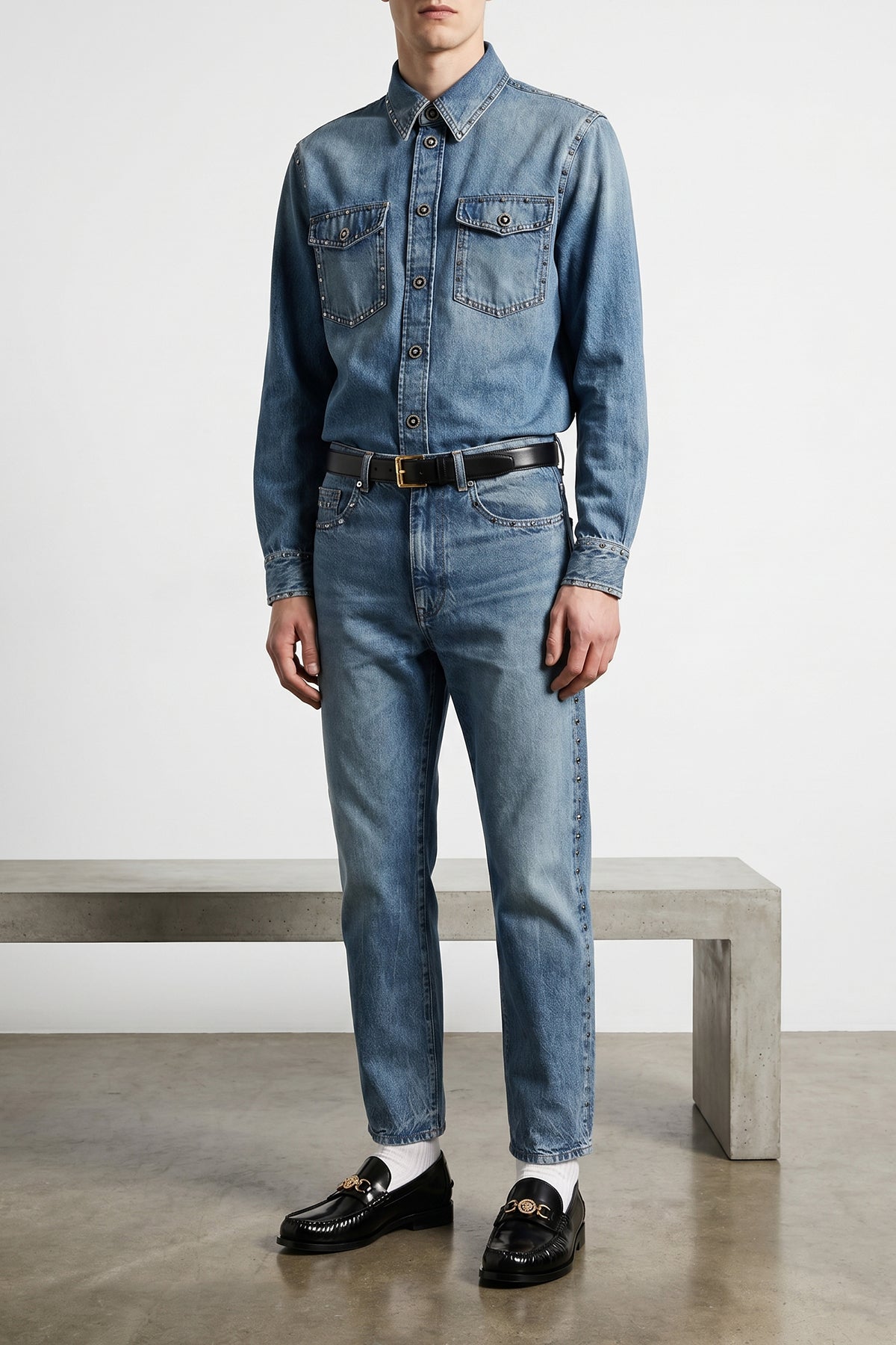 5-pocket cotton denim jeans