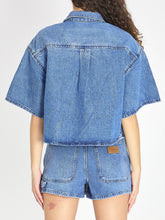 ALEXANDER WANG M cropped denim shirt 