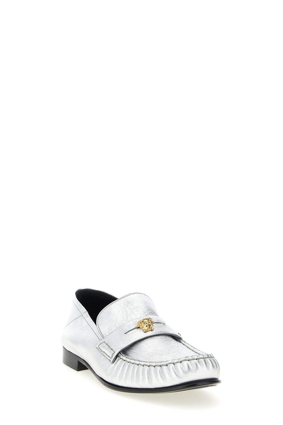 laminated nappa leather loafers